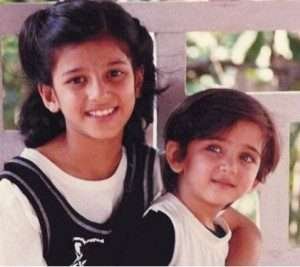 Shruti Haasan childhood pictures