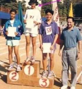 Genelia D'Souza childhood pictures 1