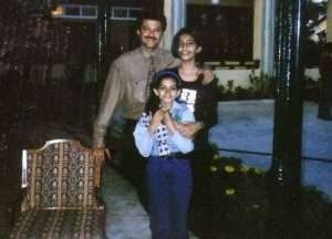 Sonam Kapoor childhood pictures 1