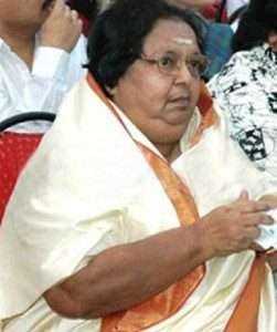 Vikram Prabhu grandmother Kamala Ganesan