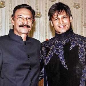 Vivek Oberoi Parents father Suresh Oberoi
