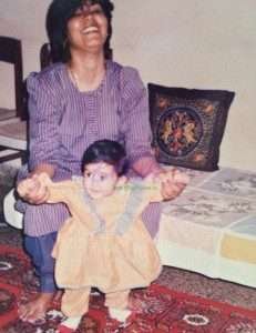Rhea Chakraborty Childhood picture